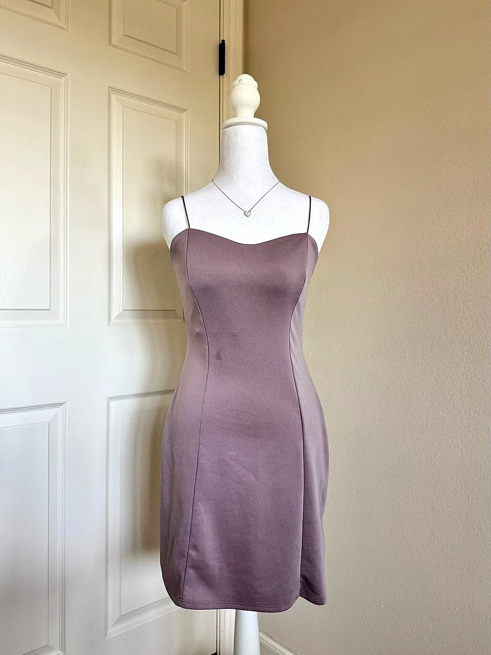 7DAY WKND cute dusty purple mini dress